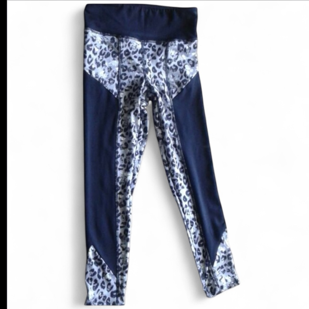 Jessica Simpson Black Leopard Print Leggings | Size XS | NWT